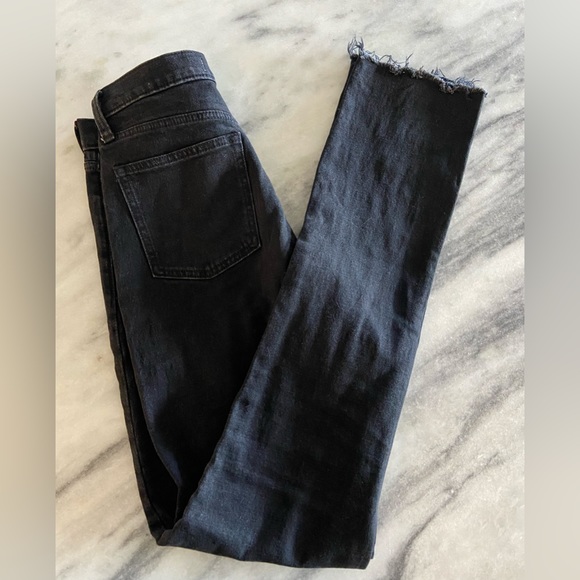 Abercrombie High Rise Skinny Jeans Split Hem - Picture 5 of 5